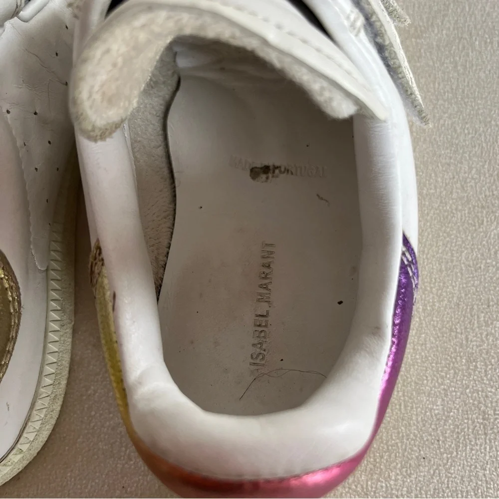 Isabel Marant Beth Classic Sneaker in Metallic Sunset Size 36 US 6 - Picture 8 of 8